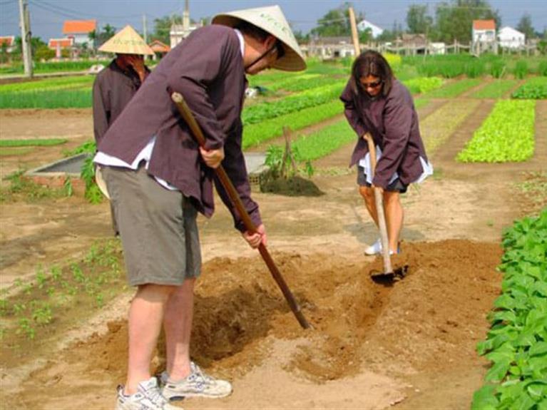 LANTERN MAKING – BE A REAL FARMER AT TRA QUE VILLAGE